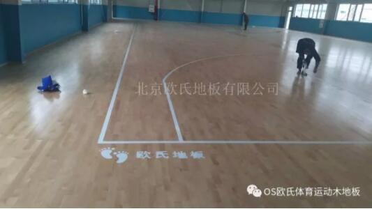 天津长荣科技集团体育馆木地板成功案例