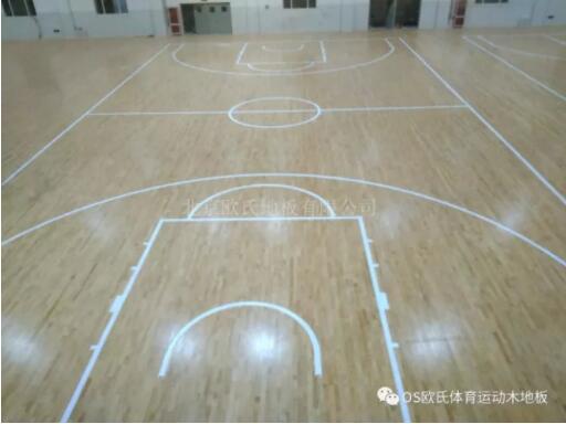 山东德州临邑首要中学体育馆木地板成功案例